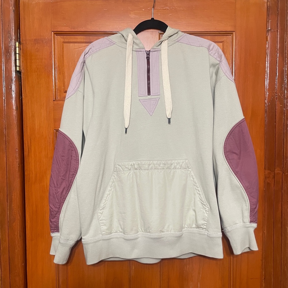 ISABEL MARANT unisex Sage Green and Purple Hoodie Sweater